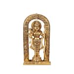 Pure Brass Ram Lalla Statue | 10" x 5.5" x 3" (25.4 x 14 x 7.6 cm) | 3 kg Superfine Sacred Art | Premium Temple Grade Murti | Divine Sculpture